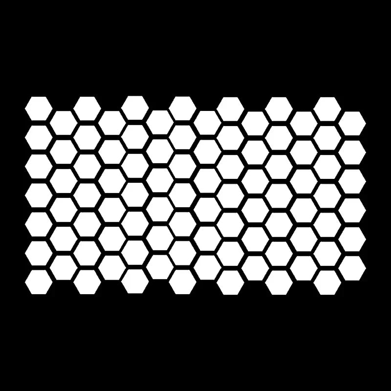 Car Side Window Honeycomb Decor Sticker - Image 7