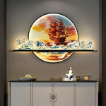 Mountain Sunset Scene LED Wall Lamp