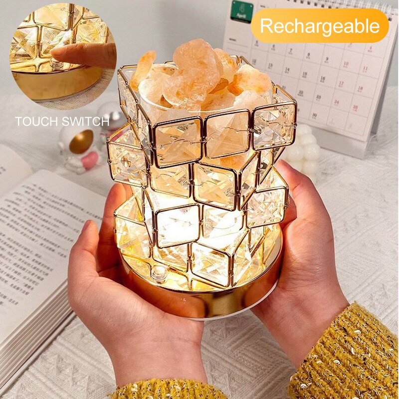 Crystal Room Mood Ambient Geo Shimmer Cube Light - Image 2