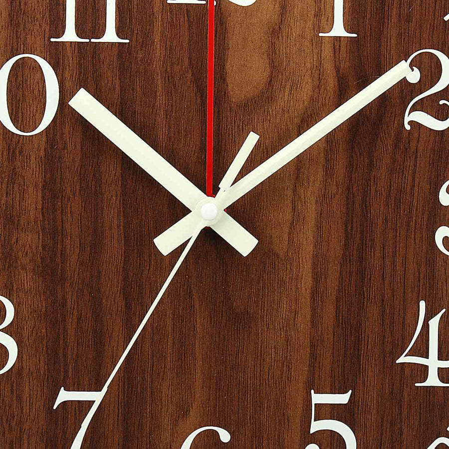 Nordic Luminous Wood Silent Wall Clock - Image 2