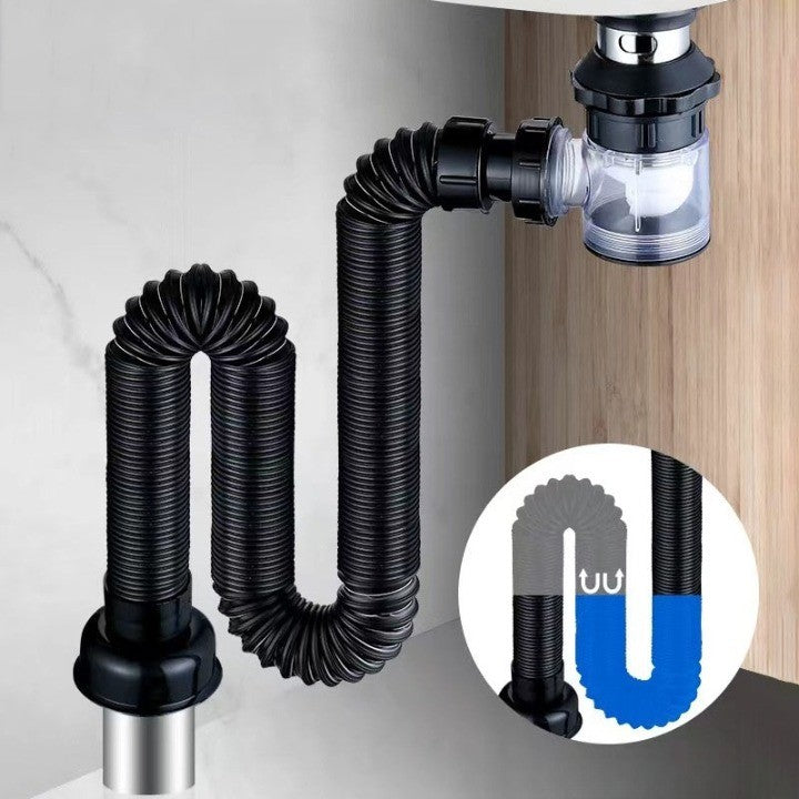 Universal Easy Drain Foldable Pipe