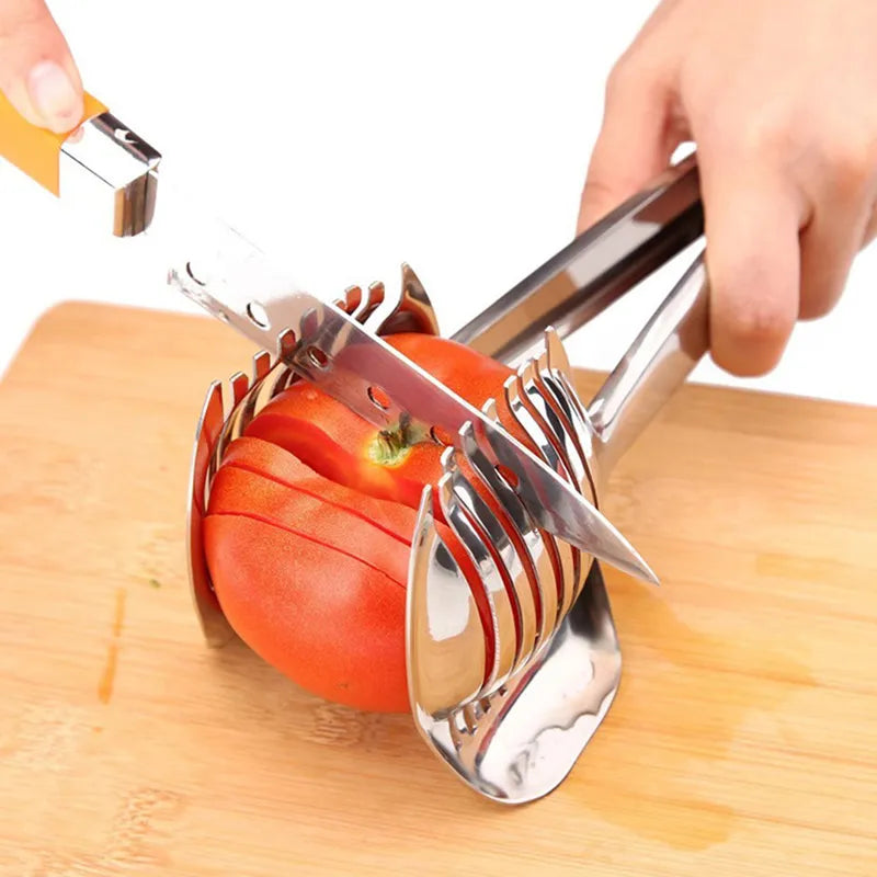 Stable Cutting Fruit Vegetable Holder Slicer - Image 0