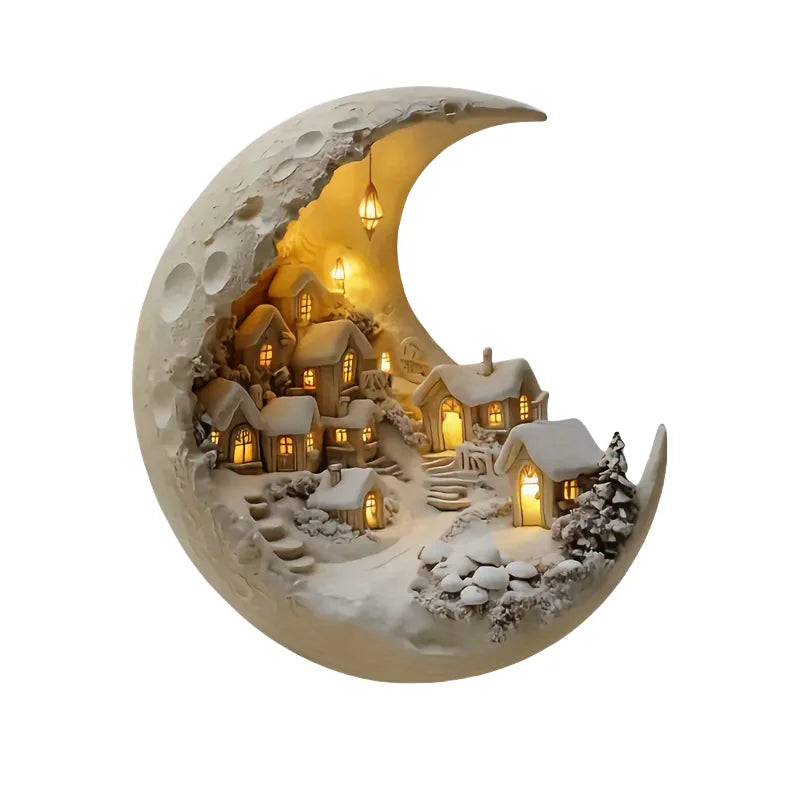 Moon Winter City Decor - Image 6