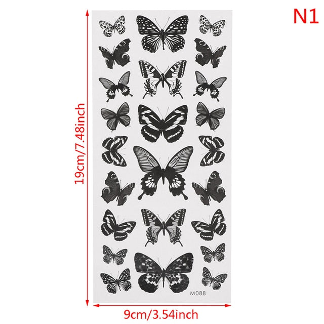 Dreamy Butterfly Temporary Tattoo - Image 3