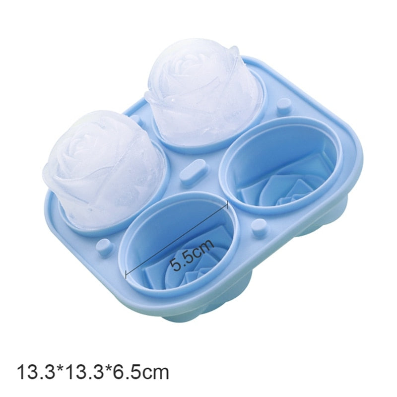 3D Elegant Large Rose Ice Molds - Image 7
