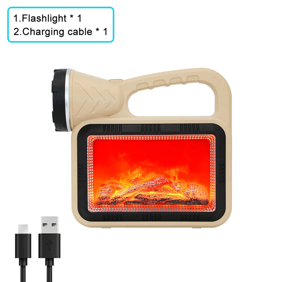 Sun Glow Solar LED Camping Flashlight - Image 8