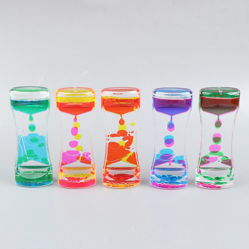 Sand Serenity Relaxing Liquid Motion Hourglass - Image 9