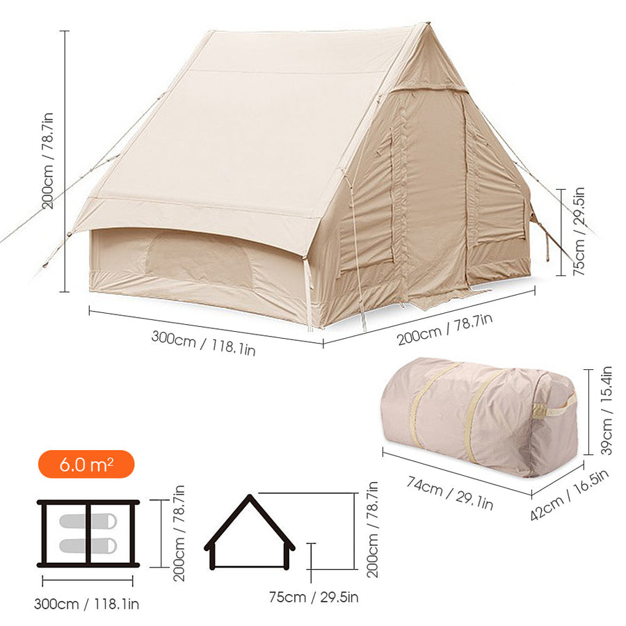 Quick Opening Inflatable Camping Tent House - Image 9