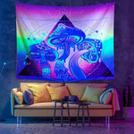 Colorful Glowing Luminous Tapestry