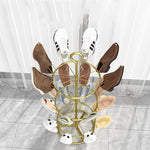 Circular Space Saving Shoe Rack Organizer