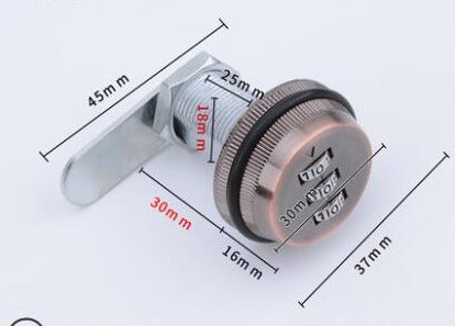 3-Digit Mechanical Password Cabinet Lock - Image 13