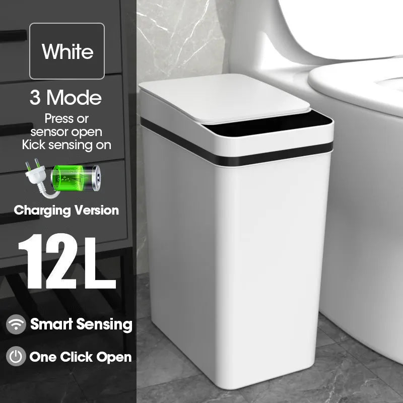 Waterproof Smart Wave Sensor Automatic Trash Can - Image 6