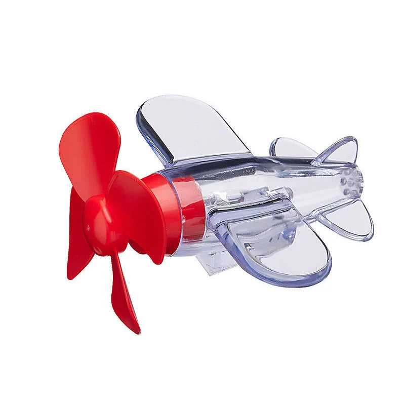 Wind-Powered LED Mini Airplane Car Decor - Image 3