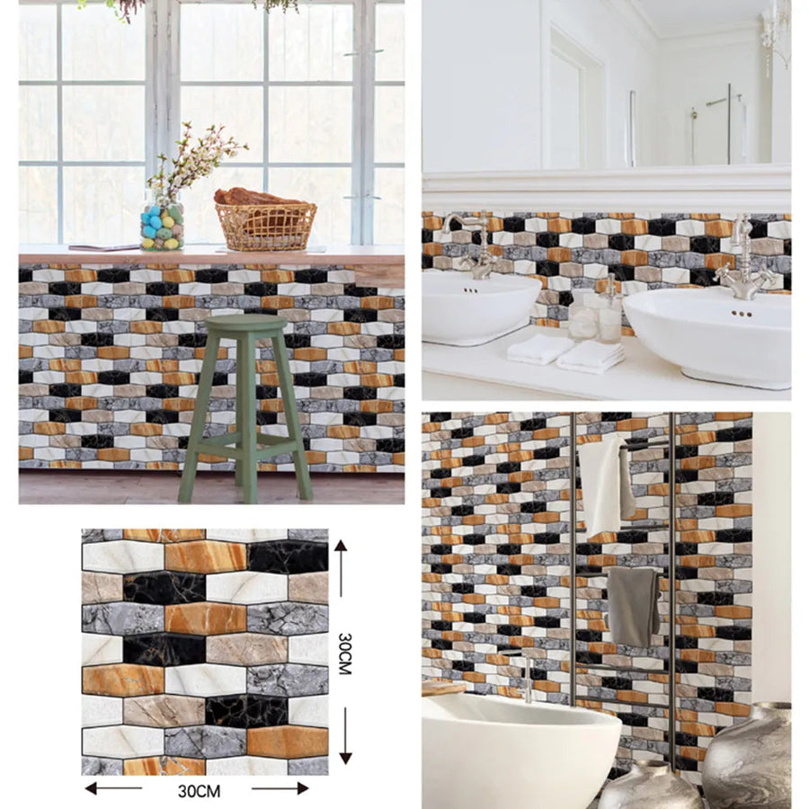 3D Wall Brick Pattern Decal - Image 7