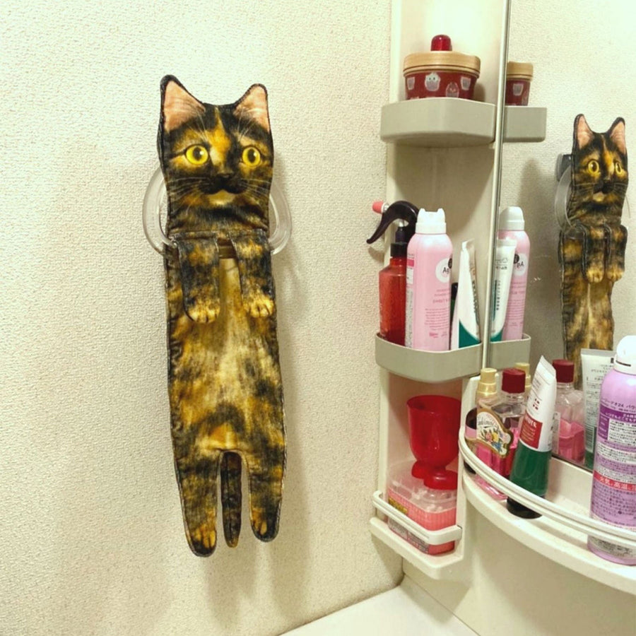 Quick-Dry Cat Soft Hand Towels - Image 11