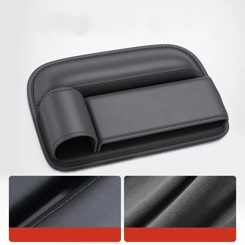Universal Leather Seat Gap Cup Holder Car Organizer - Image 6