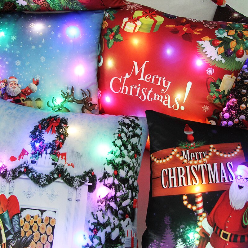 Christmas Series LED Pillow Case - Image 29