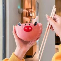 Happy Snout Ceramic Bowl Set - Image 1
