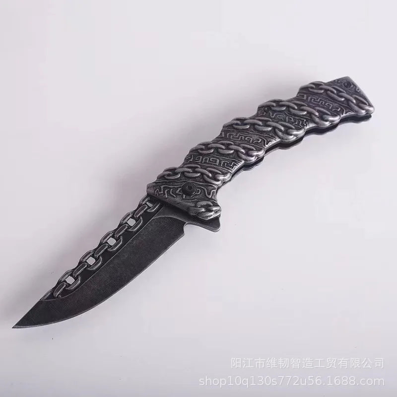 Tactical Nigh Skull Foldable Pocket Knife - Image 10