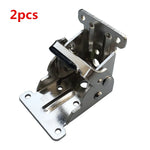 2Pcs Foldable Self-Locking Hinges