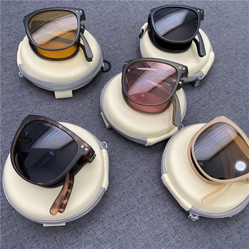 Anti-UV Foldable Fashion Flex Clear Vision Sunglasses - Image 4