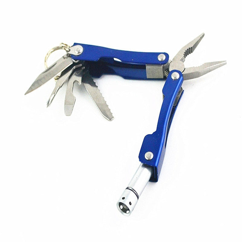 9in1 Explorers Aluminum Keychain Multitool - Image 1