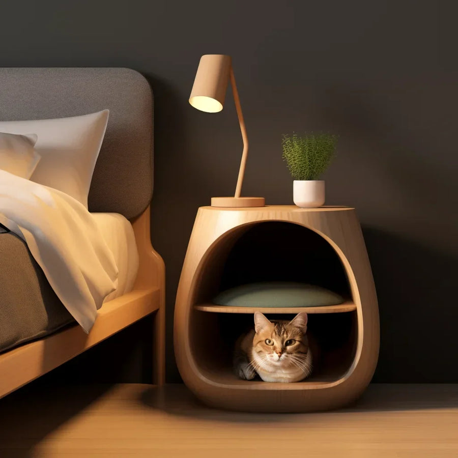 Integrated Cat Bed Nightstand - Image 2