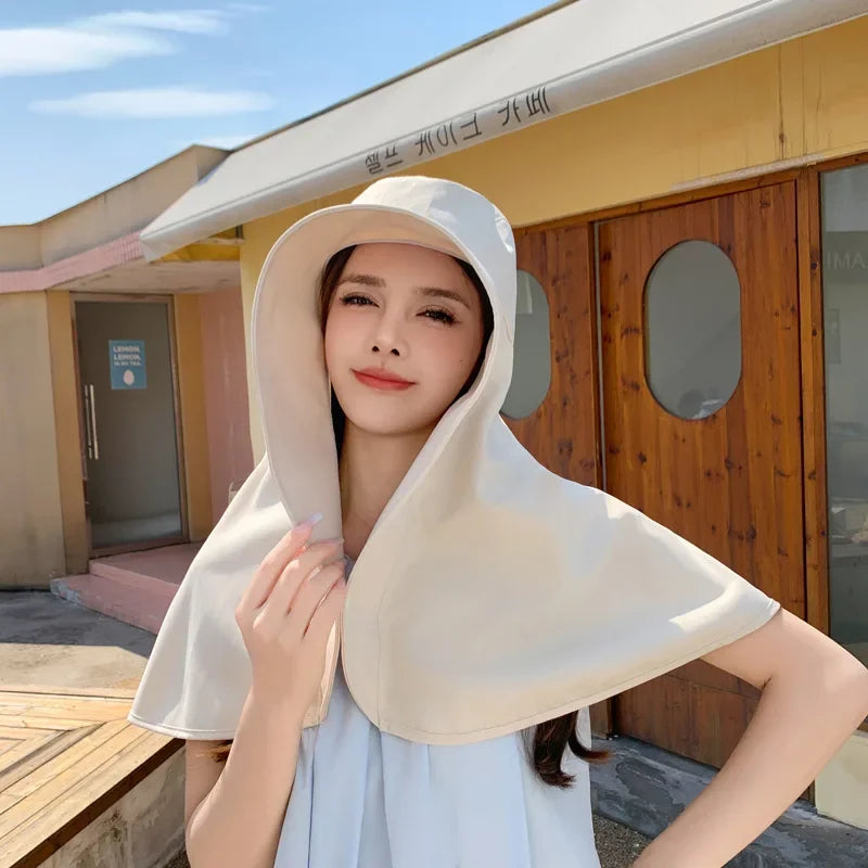 Sun Guard Oversized UV Protection Hat - Image 5