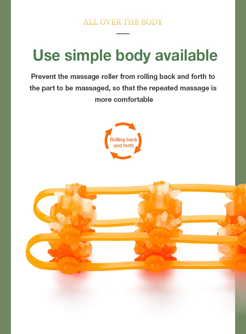 Multifunctional Body Neck Massage Roller - Image 4