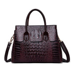 Elegant European Style Crocodile Pattern Women Bag