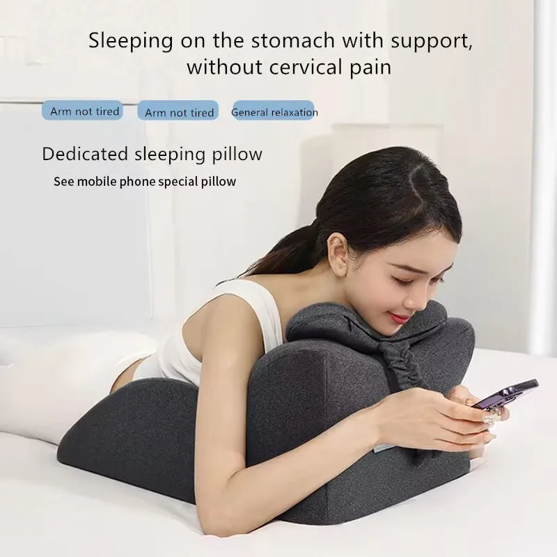 Adjustable Lie-On-The-Bed Multitask Pillow - Image 4
