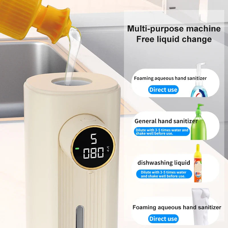 LED Display Motion Sensor Automatic Soap Foam Dispenser - Image 3