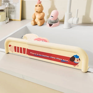 Built-in Basket Adjustable Sink Water Splash Protector - Image 0