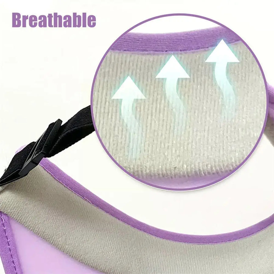 Breathable Summer Sun Visor Cooling Fan Hat - Image 5