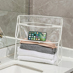 Waterproof Transparent Hanging Bathroom Organizer Bag