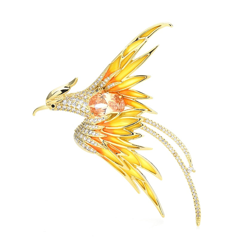 Colorful Flying Phoenix Brooches - Image 6