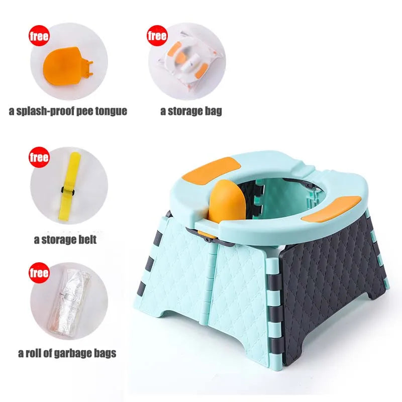 Foldable Kids Easy Potty Training Seat - Image 7