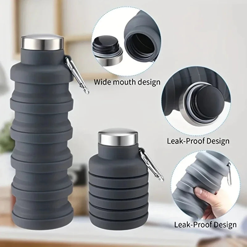 Collapsible Travel Friendly Water Bottle - Image 4