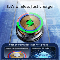 Strong Suction Wireless Car Magnetic Charging Phone Holder - Image 2
