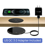 Invisible Under the Desk Wireless Charger