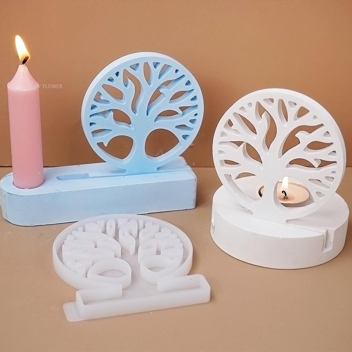 Nature-Inspired Tree of Life Candle Stand