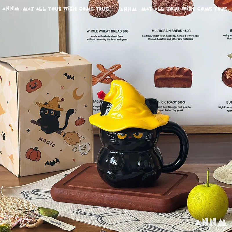 Midnight Witch Cat Mug - Image 8