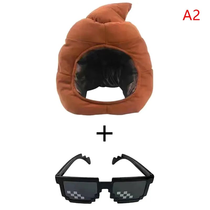 Funny Fake Poop Emoji Hat - Image 4