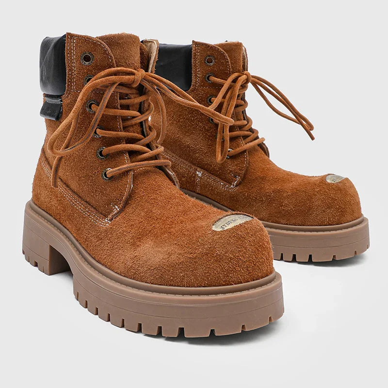 Mossy Green Anti-Slip Combat Boots - Image 15