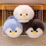 Happy Penguins Plush Comfy Cozy Slippers