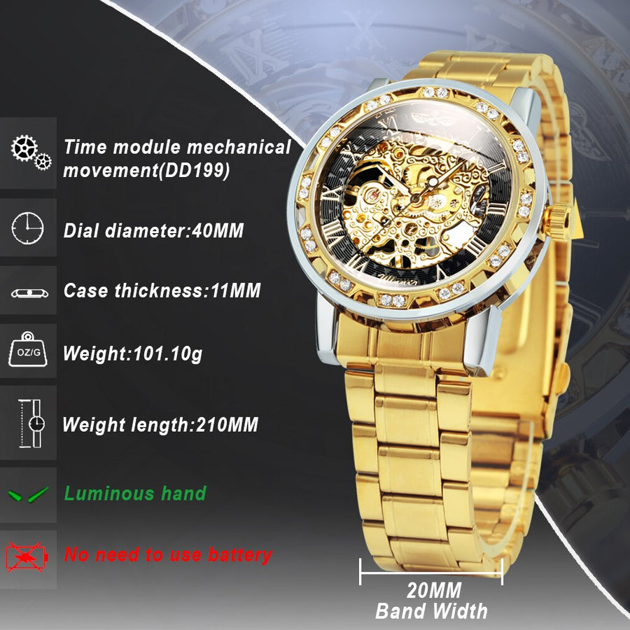 Luminous Mechanical Titan Skeleton Watch - Image 3