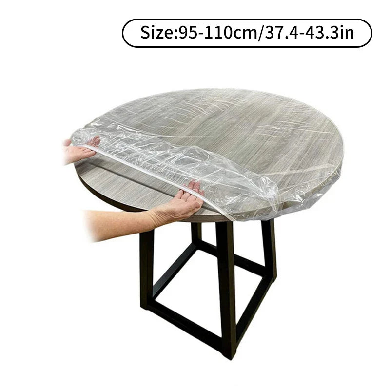 Transparent PVC Waterproof Long Life Protective Table Cover - Image 7