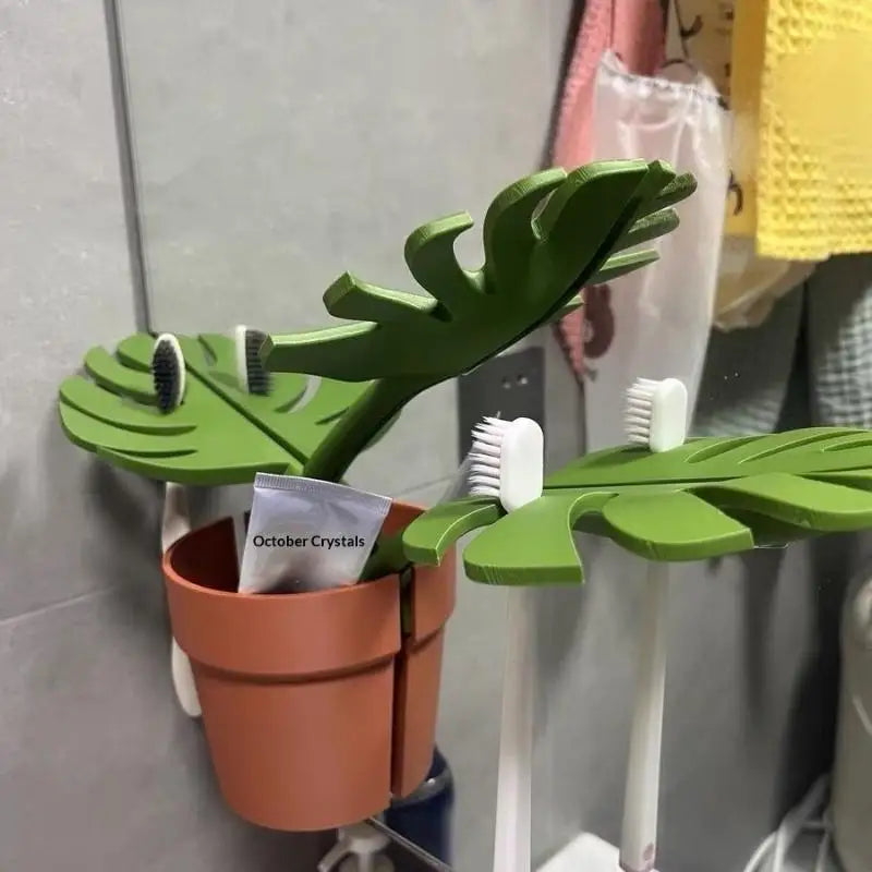 Mirror Pot Bathroom Organizer