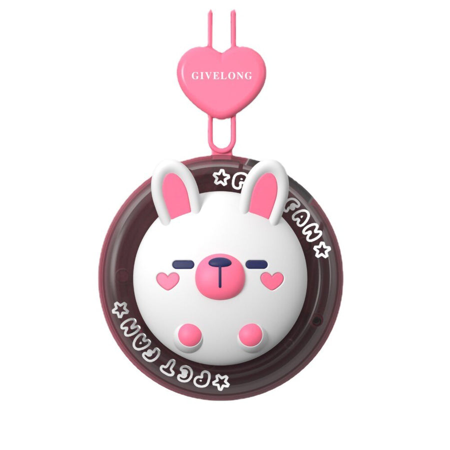 Cartoon Animal Mini Kids Neck Fan - Image 4