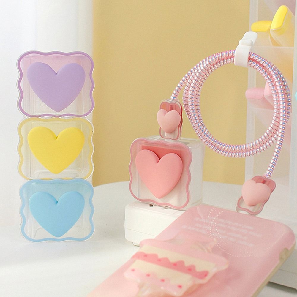 Transparent Love Charging Cable Protector Case - Image 5